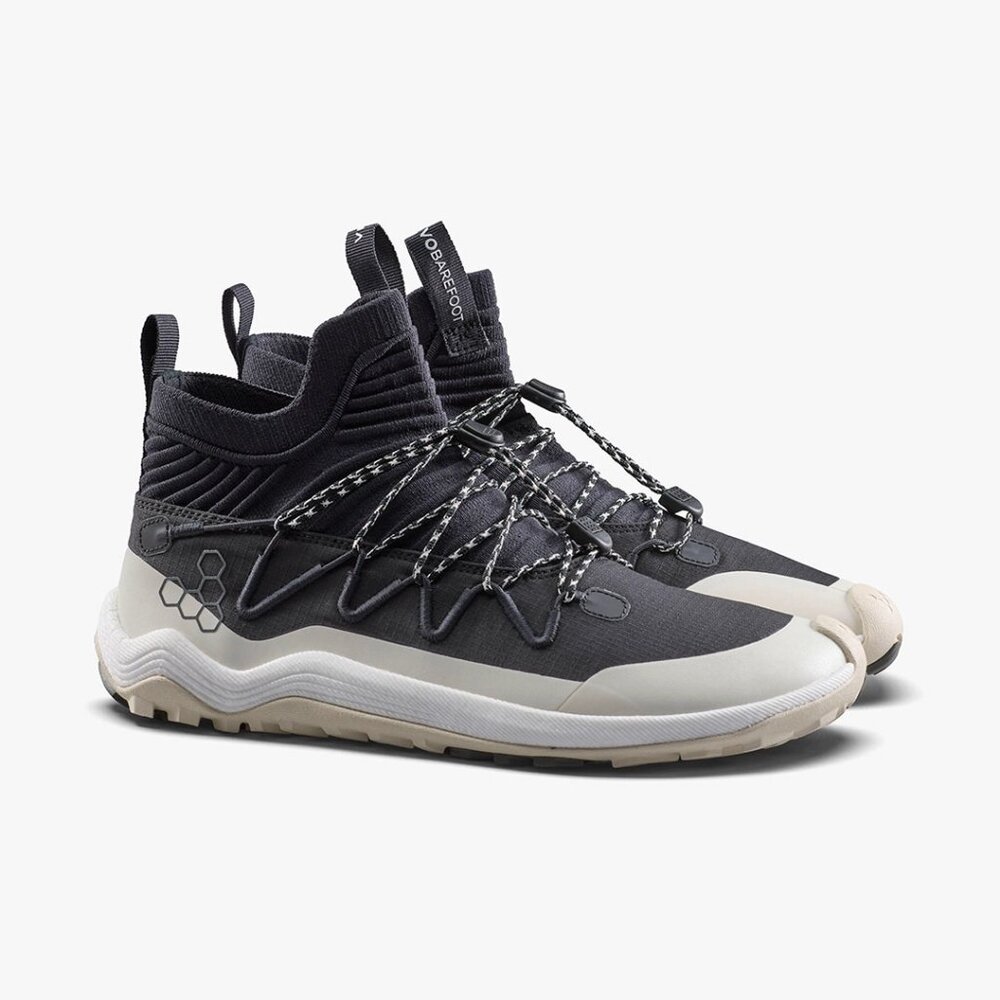 Vivobarefoot Primus Trail Flow Mid Womens in Obsidian - Picture 10 of 14